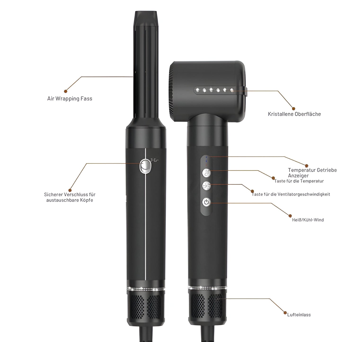 Dryist Airstyler - 7in1 Multistyler