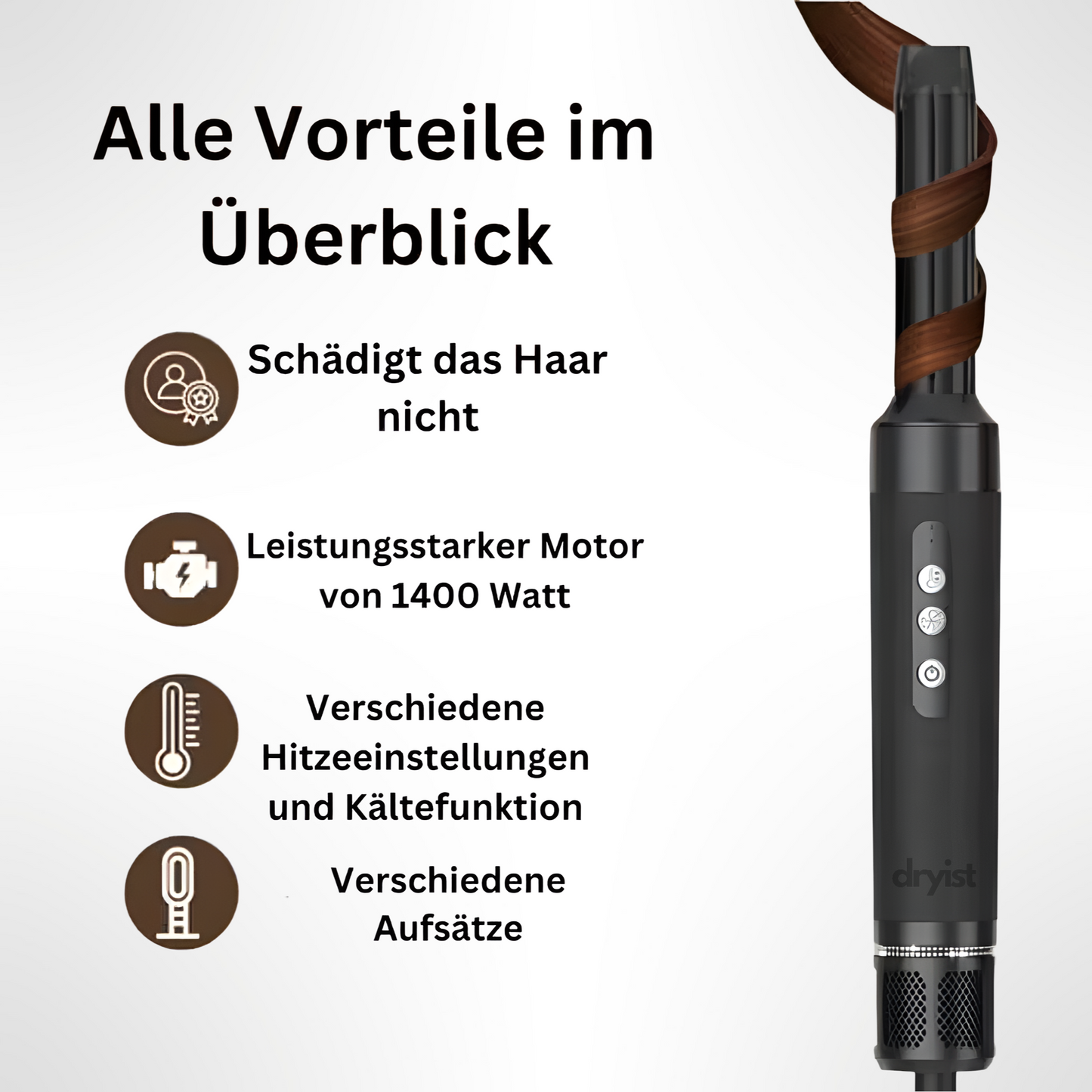 Dryist Airstyler - 7in1 Multistyler